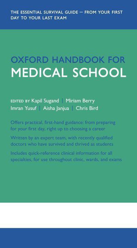 Oxford Medical Handbooks - Oxford Handbook for Medical Schoo ... - cover