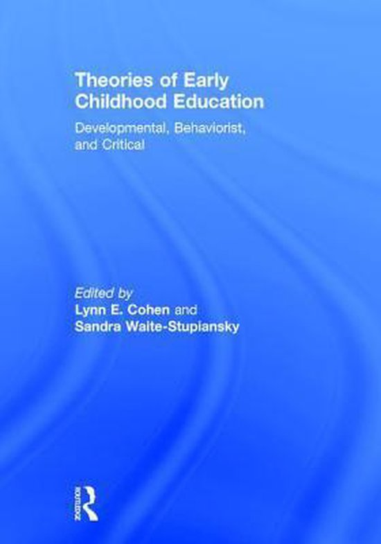 Theories of Early Childhood Education 9781138189478 Boeken bol