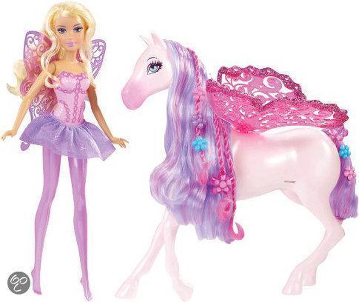 Beginner antwoord verdrietig Barbie fee en Pegasus sprookjespaard - Barbie pop | bol.com