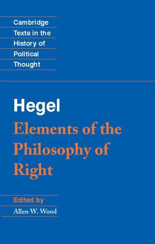 Cambridge Texts in the History of Political Thought - Hegel: ... - cover