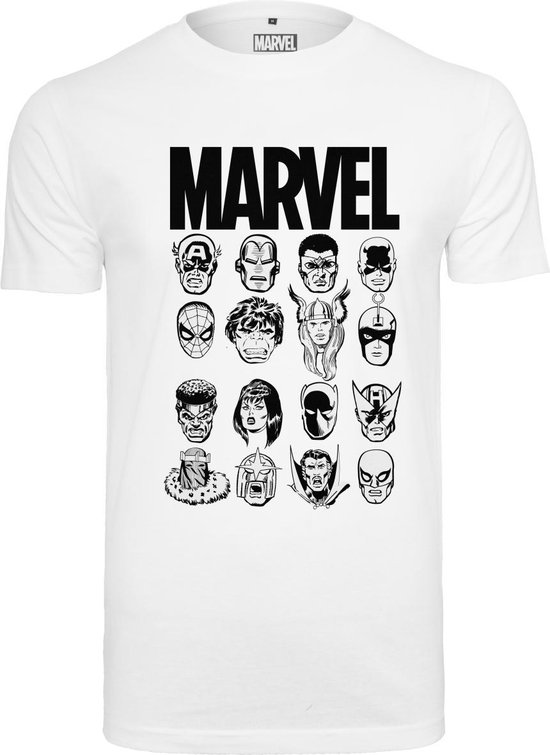 T-shirt Marvel - Wit