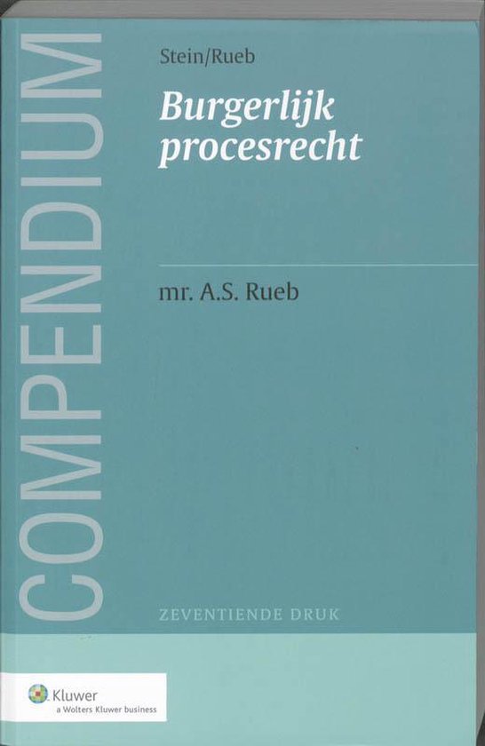 Compendium van het Burgerlijk procesrecht - cover