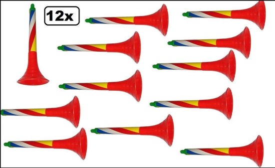 bijgeloof Edelsteen dichtheid 12x Sirene trompet geluid - toeter muziek instrument carnaval optocht  festival EK WK... | bol.com