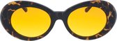 Icon Eyewear Zonnebril GRUNGE - Tortoise montuur - Oranje glazen