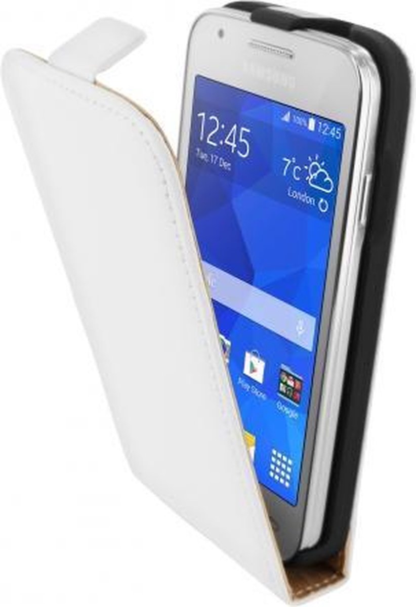 Mobiparts - witte premium flipcase - Samsung Galaxy Trend 2