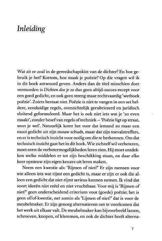 De schrijfbibliotheek - Dichten doe je zo