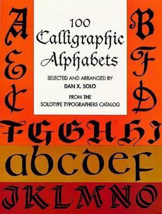100 Calligraphic Alphabets - cover