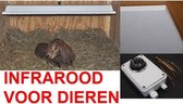 WD PANELEN SETS 270W VOOR DIERENVERBLIJVEN INCLUSIEF WATERDICHTE CAPPILAIRE THERMOSTAAT (2 panelen)