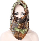 Multiuse 6-in-1 Bivakmuts - Winddicht Camouflage Hals Fleece Hoofddeksels Motorrijden Sjaal