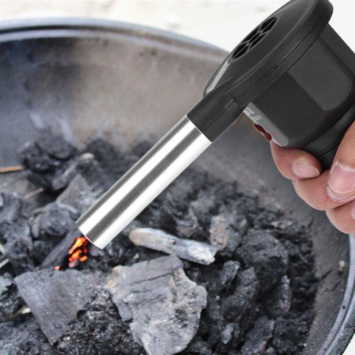 BBQ Gun - Barbecue Starter Ventilator Aanjager - Grill Blazer Aanmaker Fan  Blower... | bol.com