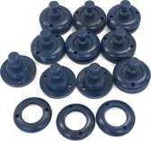 10 X Minax doek op doek kleur blauw