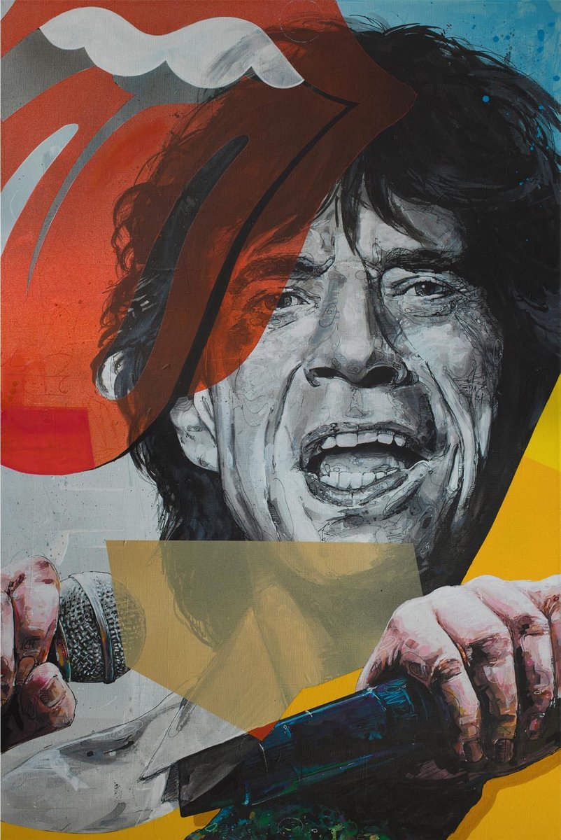 Mick Jagger The Rolling Stones Canvas 5639