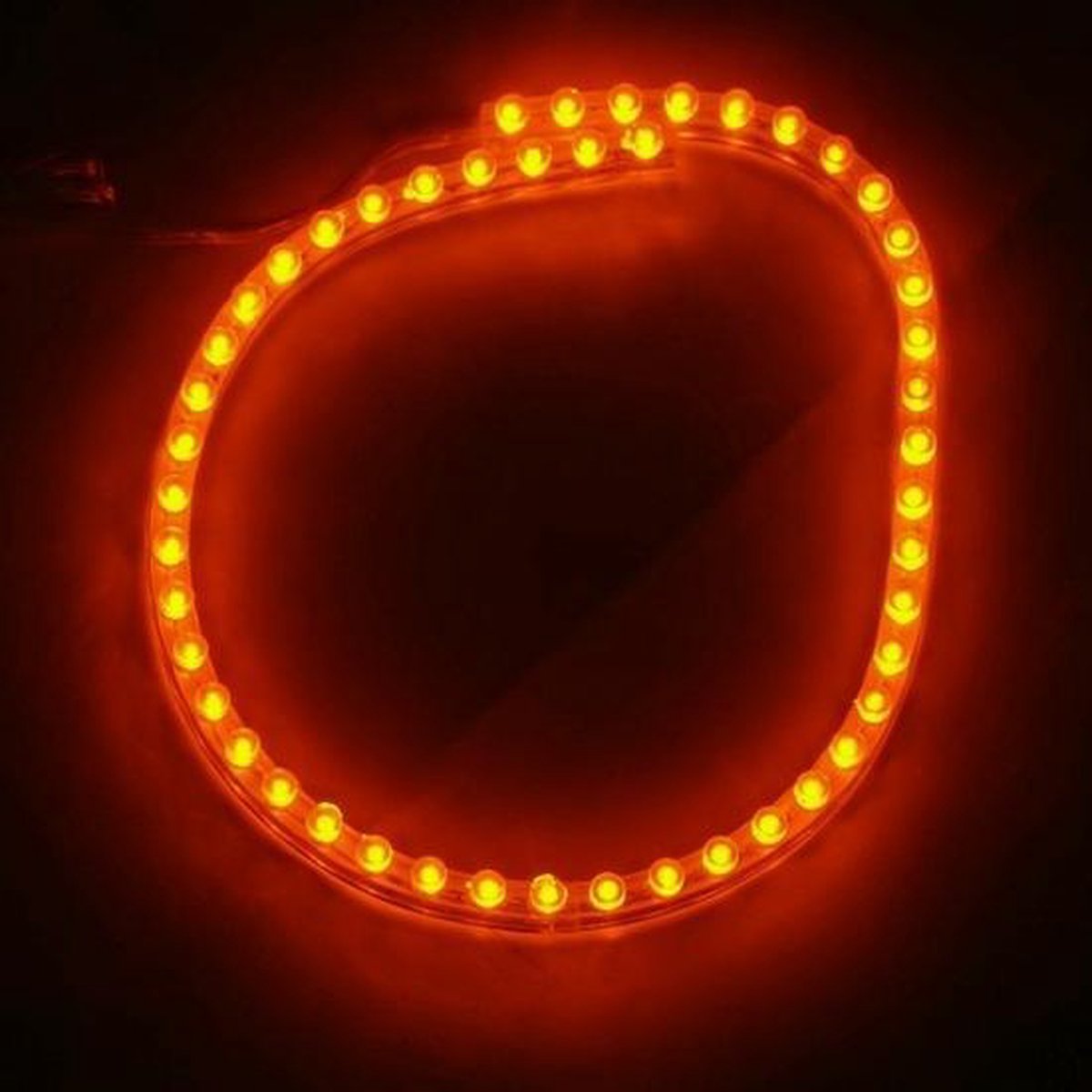 12v 2x48cm LED Strips Oranje | bol.com