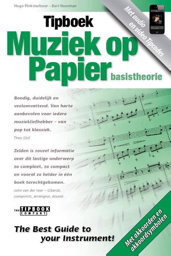 Tipboek - Muziek op papier - cover