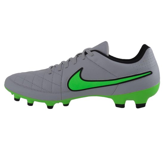 Nike Tiempo Genio Leather FG - Voetbalschoenen - Maat 46 Groen/Zwart | bol.com