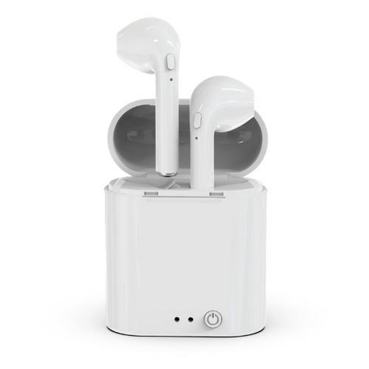 In-ear koptelefoon - S80 - Draadloze Bluetooth Oordopjes - Oortjes Met Oplaadcase - Wit - Shackways