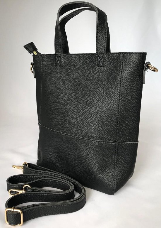 JOON - Tas dames shopper zwart - hoge kwaliteit met afneembare schouderband  | shopper... | bol.com