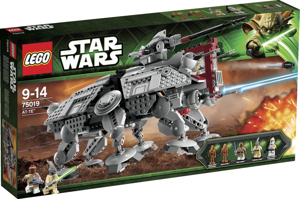 Eervol Verpersoonlijking Uitscheiden LEGO Star Wars AT-TE - 75019 | bol.com