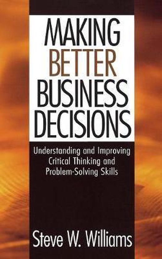 Making Better Business Decisions - cover