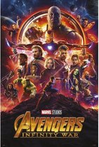 Avengers poster - Infinity War - Marvel - Thor - Thanos - wanddecoratie - 61 x 91.5 cm