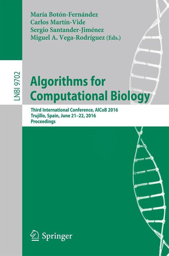 Springer Nature Proceedings Computer Science - Algorithms fo ... - cover