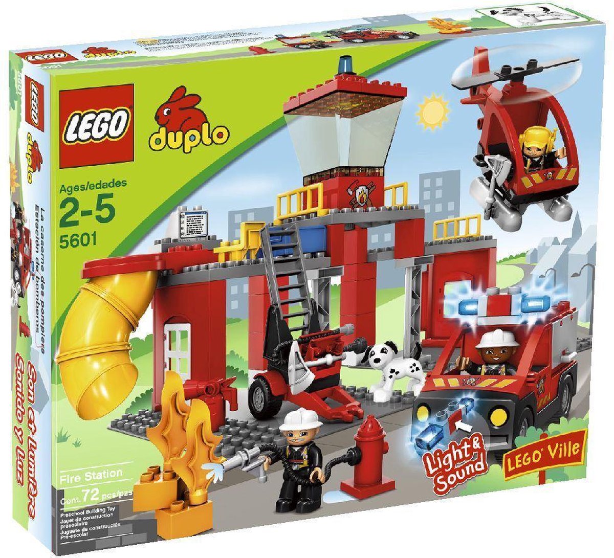 Rood exegese Gevoelig voor LEGO Duplo Ville Brandweergebouw - 5601 | bol.com