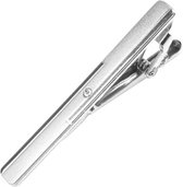 Fako Bijoux® - Dasspeld - Stropdas Clip - Tie Clip - Deluxe - Model Robert - 60mm - Zilverkleurig
