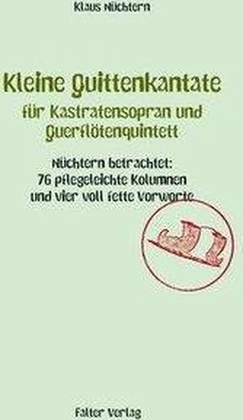 Kleine Quittenkantate für Kastratensopran und Querflötenquintett
