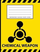 Chemical Weapon Warning Periodic Table Chemistry Composition Notebook