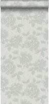 Origin behang rozen zeegroen - 347030 - 53 x 1005 cm