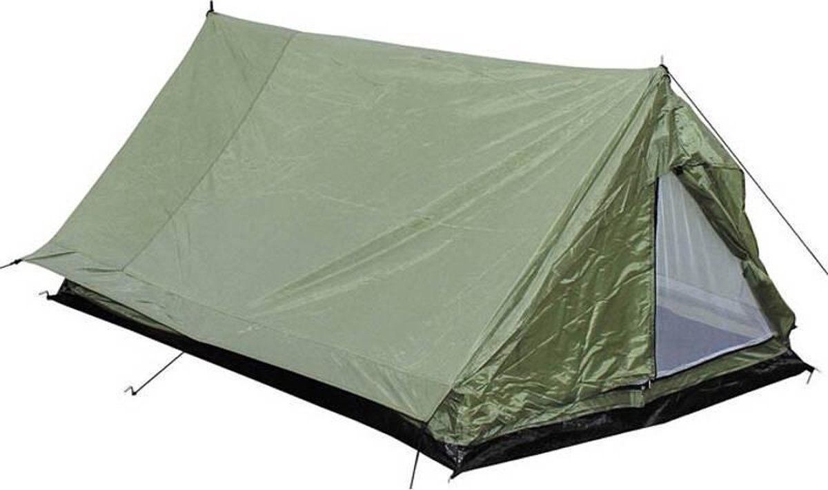 Tent Retro Mini Pack - Army/ Legergroen - 2 Persoons | bol.com