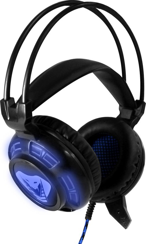 Cobra Pro Hammer Gaming headset met achtergrondverlichting Zwart