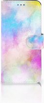Geschikt voor Samsung Galaxy S9 Bookcover Watercolor Light
