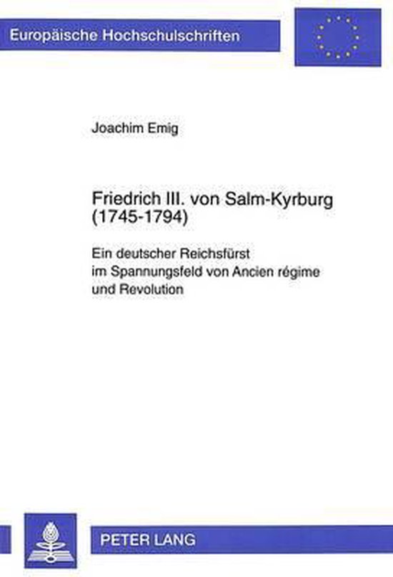 Friedrich III. von SalmKyrburg (17451794), Joachim Emig