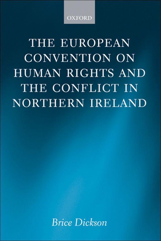 The European Convention on Human Rights and the Conflict in  ... - cover