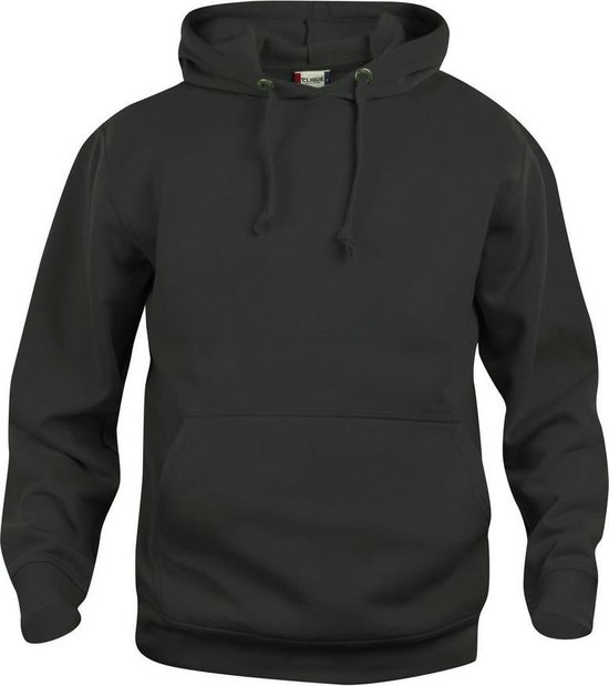 Clique Basic Hoody 021031 - Zwart - XS