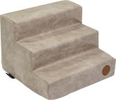 Jack and Vanilla Hondentrapje Kunstleer JV CLASSY Pet Stairs Sand-S 43x41x30cm