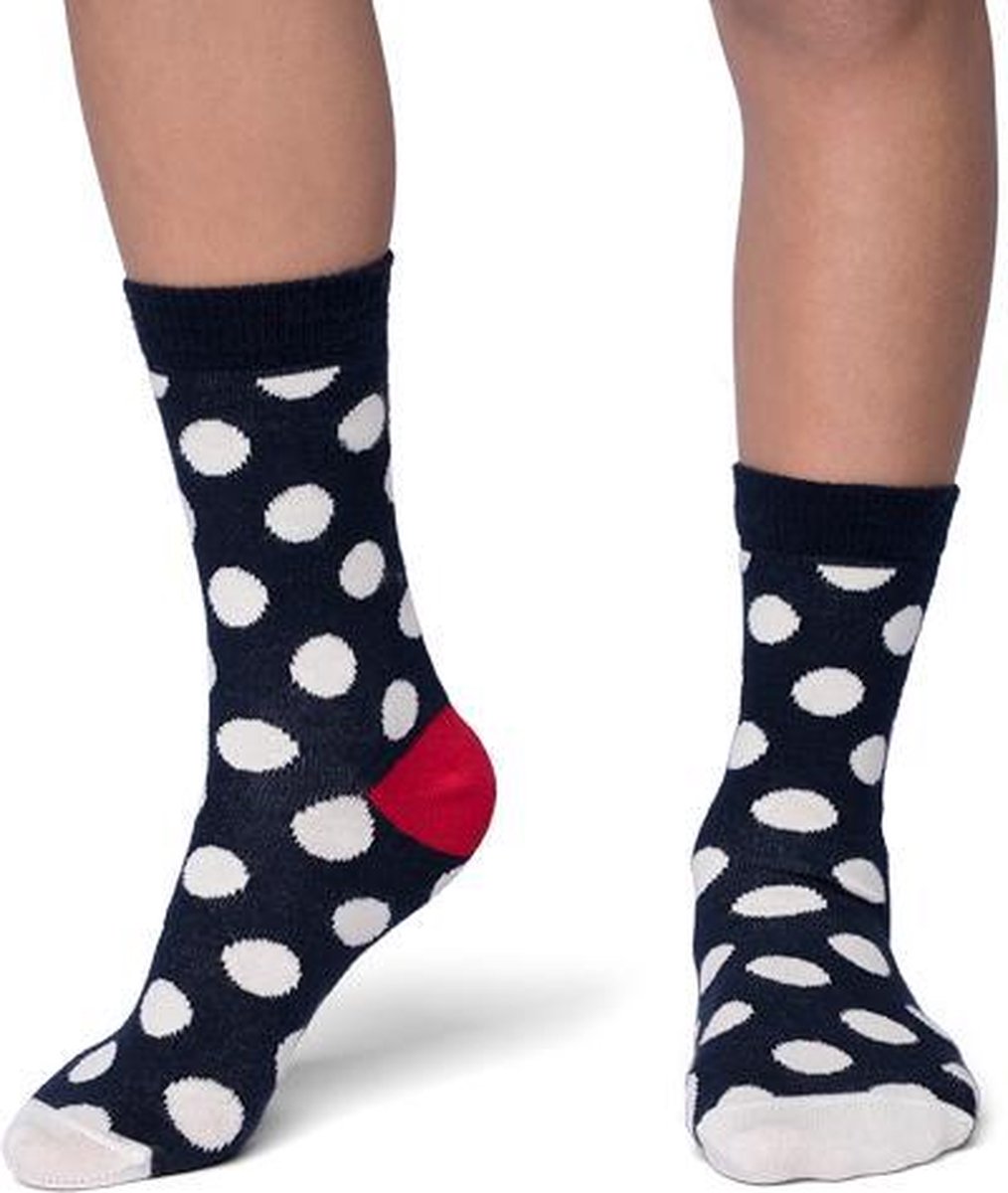 Kinder Fun sokken Katoen Multicolor Grote Stippen 35-38 per 2 paar
