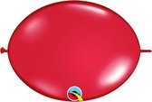 Doorknoopballonnen Quicklink Q12 Ruby red 33 cm (50 stuks)