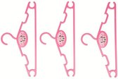 Minnie mouse kledinghangers set van 3