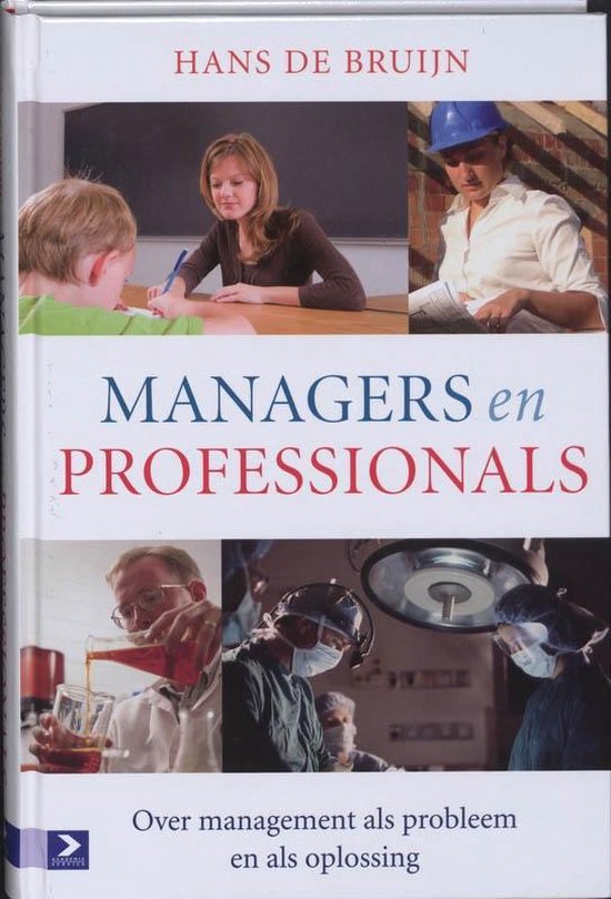 Cover van het boek 'Managers en professionals' van H. de Bruijn
