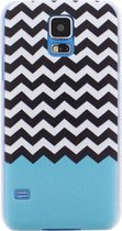 Xccess Cover Samsung Galaxy S5/S5 Plus/S5 Neo Turquoise Stripes