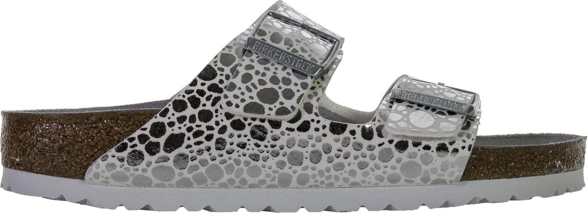 Birkenstock Arizona Dames Slippers Zilver