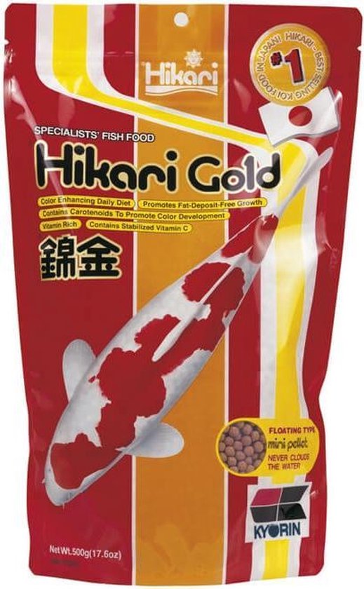 Nourriture Pour Carpes Koï Hikari Wheat-Germ - Granulés Large 5kg - Alimentation Températures Froides