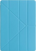 Shop4 - iPad Pro 10.5 Hoes - Origami Smart Book Cover Licht Blauw