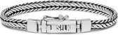 SILK Jewellery - Zilveren Armband - Zipp - 345.18 - Maat 18