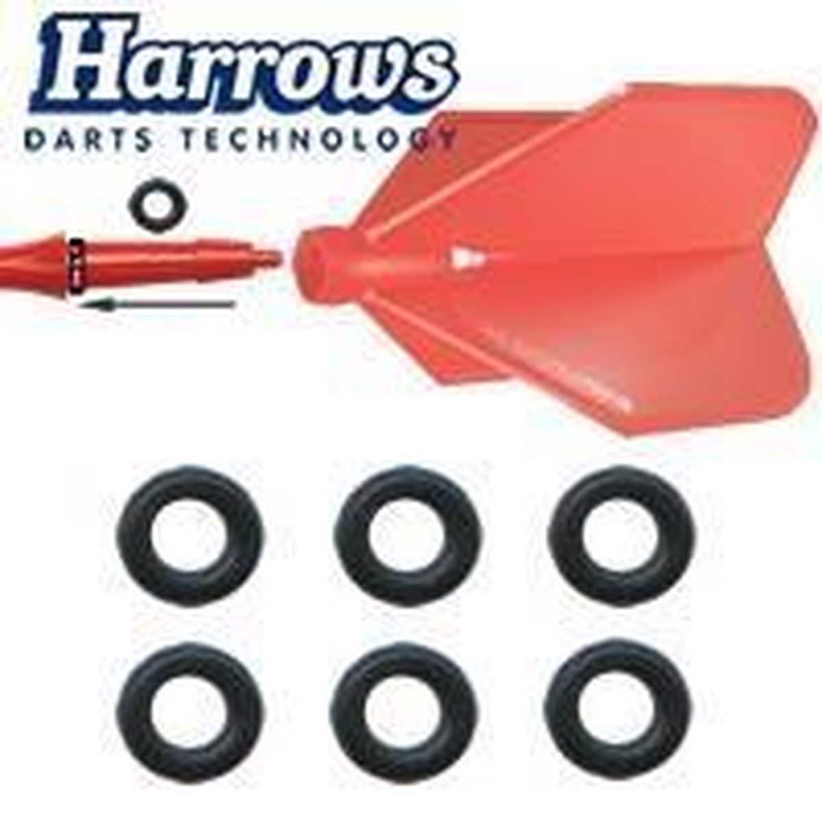 "Harrows Clic System ""o"" rings Set Ã 6 stuks"