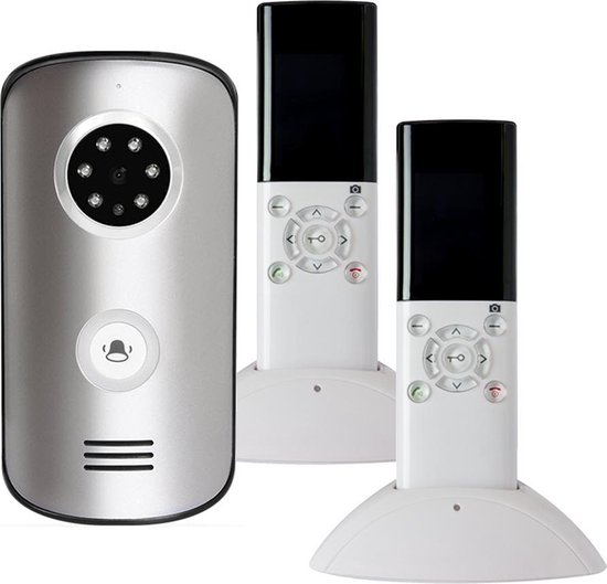 Doorsafe Draadloze Deurbel Met Camera En Intercom X Kleurenscherm Bol Com