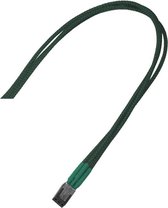 Nanoxia 900500017 tussenstuk voor kabels 3-Pin Molex Groen