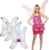 12 stuks: Vleugels Samantha in 4 kleuren - assorti - 76x80cm